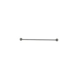 Round - Shadow Gunmetal 600mm Single Towel Rail