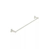 Round - Brushed Nickel 900mm Single Towel Rail