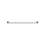Round - Shadow Gunmetal 900mm Single Towel Rail