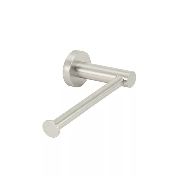 Round - Brushed Nickel Toilet Roll Holder
