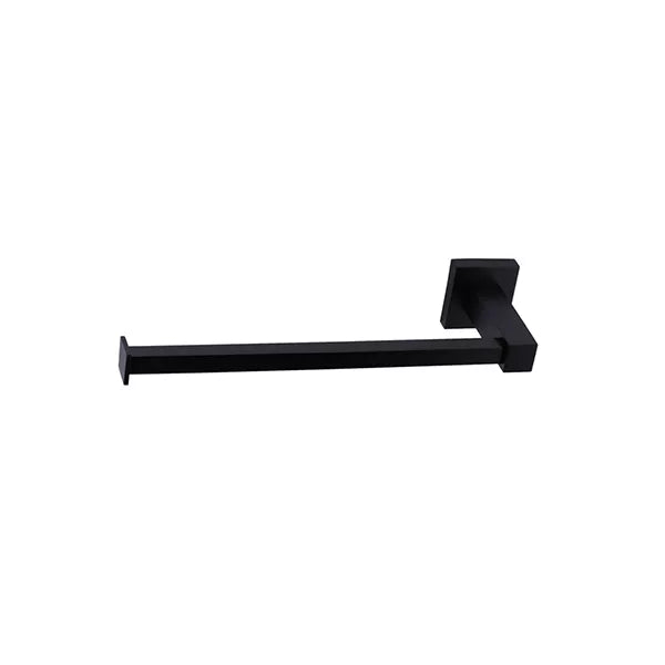 Square - Matte Black Hand Towel Rail