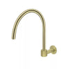 Round - Tiger Bronze High-Rise Swivel Wall Spout