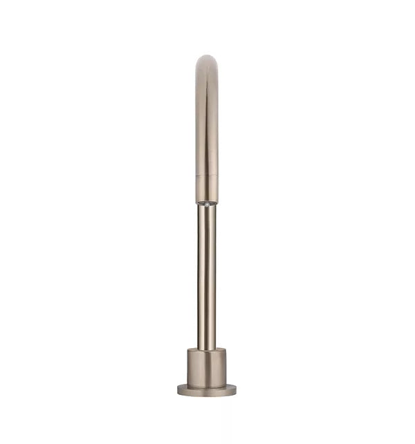 Round - Champagne High-Rise Swivel Hob Spout