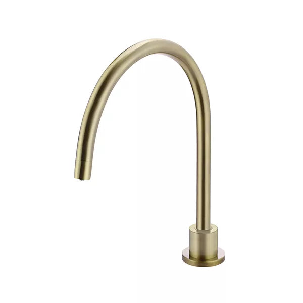 Round - Tiger Bronze High-Rise Swivel Hob Spout