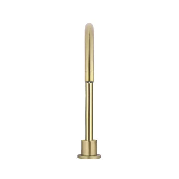 Round - Tiger Bronze High-Rise Swivel Hob Spout
