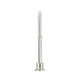 Round - Brushed Nickel High-Rise Swivel Hob Spout