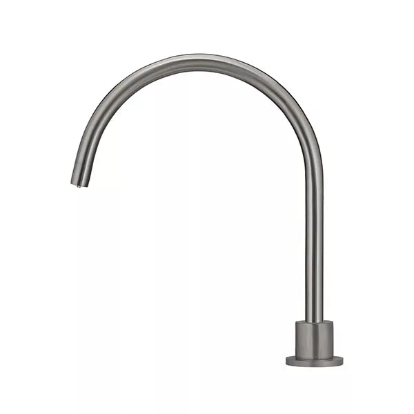 Round - Shadow Gunmetal High-Rise Swivel Hob Spout