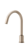 Round - Champagne Hob Mounted Swivel Spout