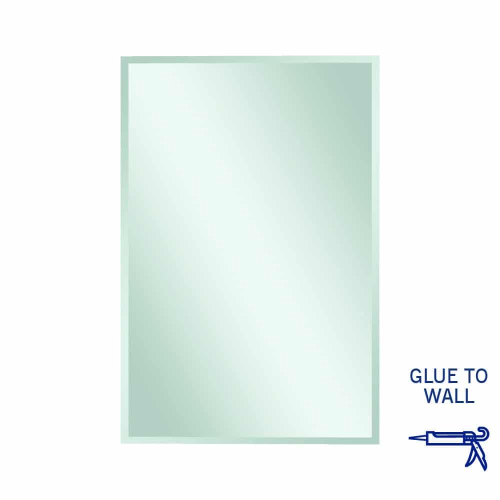 Ablaze - Montana Rectangle 25mm Bevel Edge Mirror - 1200x800mm Glue-to-Wall