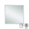 Ablaze - Montana Square 25mm Bevel Edge Mirror - 750x750mm Glue-to-Wall with Demister