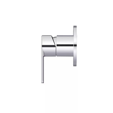 Round - Polished Chrome Wall Mixer Finishing Kit w Paddle Handle