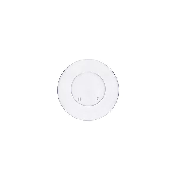 Round - Polished Chrome Wall Mixer Finishing Kit w Pinless Handle