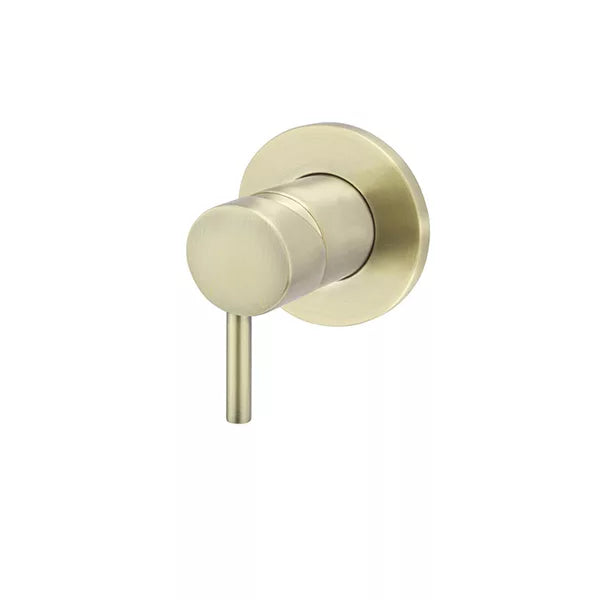 Round - Tiger Bronze Wall Mixer Finishing Kit w Short Pin Handle