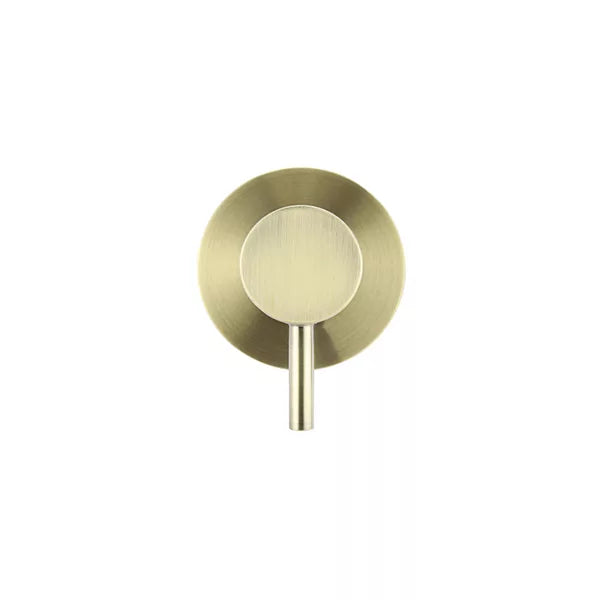 Round - Tiger Bronze Wall Mixer Finishing Kit w Short Pin Handle