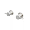 Round - Brushed Nickel Quarter Turn Wall Top Assemblies