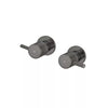 Round - Shadow Gunmetal Quarter Turn Wall Top Assemblies