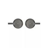 Round - Shadow Gunmetal Quarter Turn Wall Top Assemblies