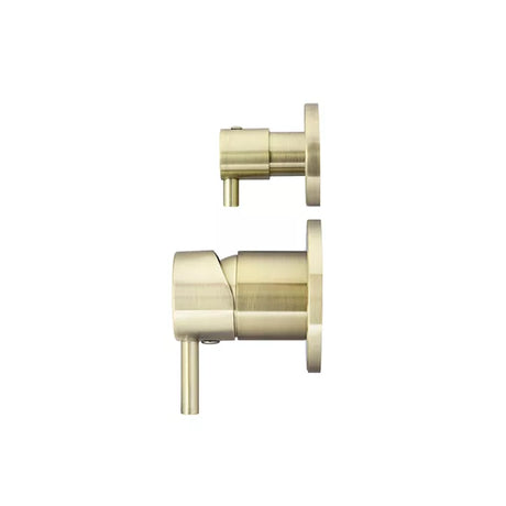 Round - Tiger Bronze Wall Mixer w Diverter Finishing Kit