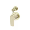 Round - Tiger Bronze Wall Mixer w Diverter Finishing Kit w Paddle Handle