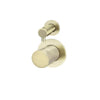 Round - Tiger Bronze Wall Mixer w Diverter Finishing Kit w Pinless Handle