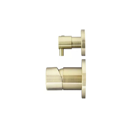 Round - Tiger Bronze Wall Mixer w Diverter Finishing Kit w Pinless Handle