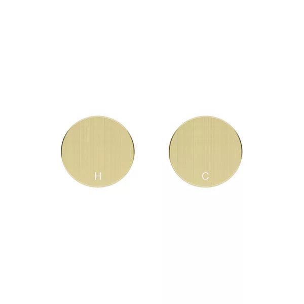 Circular - Tiger Bronze Quarter Turn Wall Taps