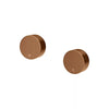 Circular - Lustre Bronze Quarter Turn Wall Taps