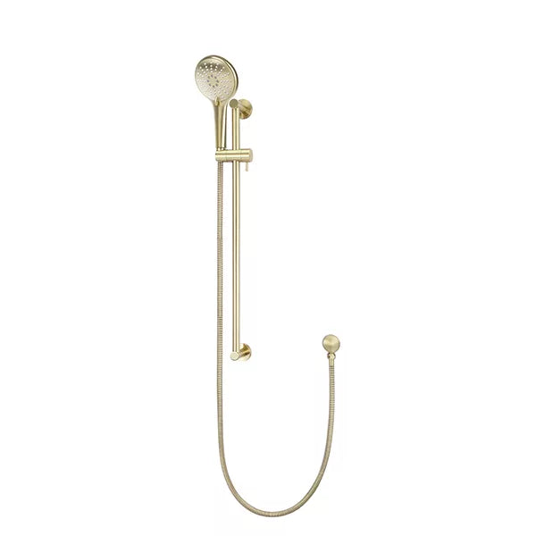 Round - Tiger Bronze Three Function Hand Shower on Sliding Rail