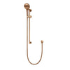 Round - Lustre Bronze Three Function Hand Shower on Sliding Rail
