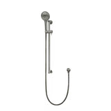 Round - Shadow Gunmetal Three Function Hand Shower on Sliding Rail