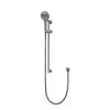 Round - Shadow Gunmetal Three Function Hand Shower on Sliding Rail