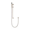 Round - Champagne Hand Shower on Sliding Rail