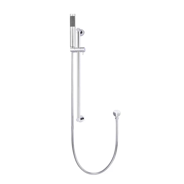 Round - Polished Chrome Hand Shower on Sliding Rail