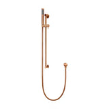 Round - Lustre Bronze Hand Shower on Sliding Rail