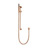 Round - Lustre Bronze Hand Shower on Sliding Rail