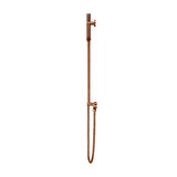 Round - Lustre Bronze Hand Shower on Sliding Rail