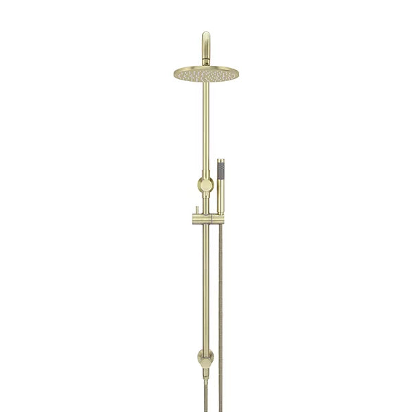 Round - Tiger Bronze Combination Shower Rail w 200mm Rose & Single Function Hand Shower
