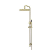 Round - Tiger Bronze Combination Shower Rail w 300mm Rose & Single Function Hand Shower