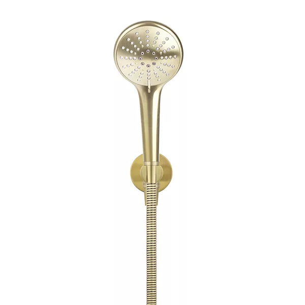 Round - Tiger Bronze Three Function Hand Shower on Fixed Bracket