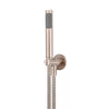 Round - Champagne Hand Shower on Fixed Bracket