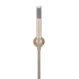 Round - Champagne Hand Shower on Fixed Bracket