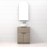 Marlee - 600mm Smoked Ash Freestanding Vanity