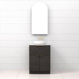 Marlee - 600mm Smoked Onyx Freestanding Vanity