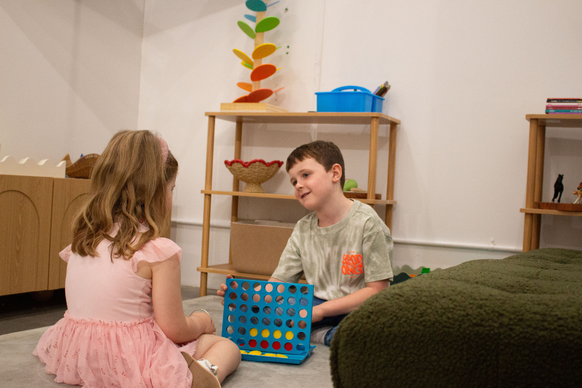 Kids play area at Eos Bathware Mornington