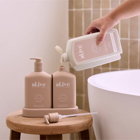 1 LTR Wash Refill - Apricot & Sweet Fig