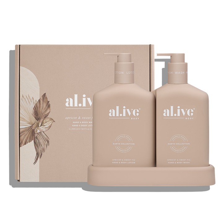 Body Wash & Lotion Duo - Apricot & Sweet Fig