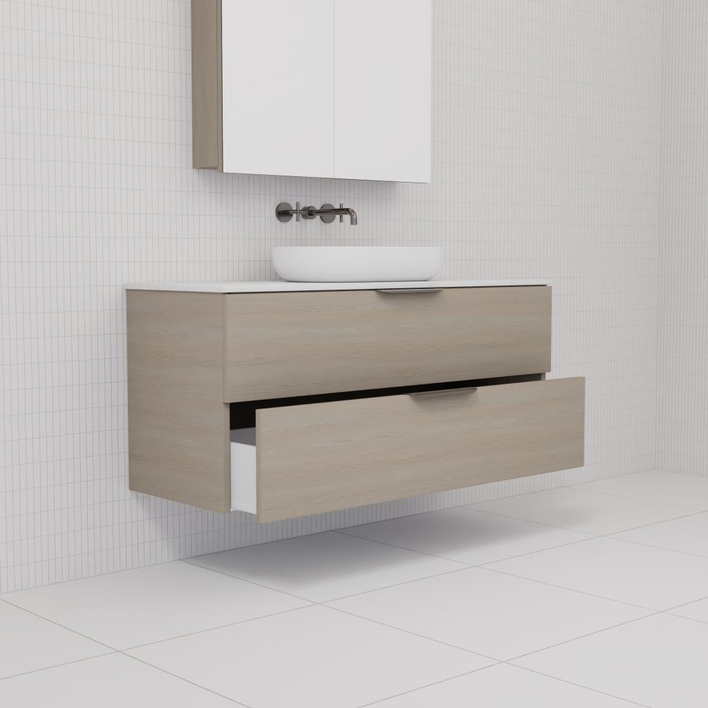 Odesa - 1200mm Smoked Ash Wall Hung Vanity