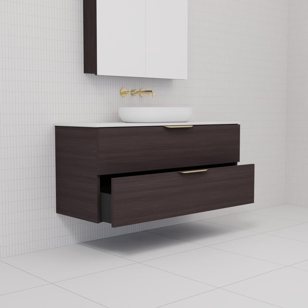Odesa - 1200mm Espresso Oak Wall Hung Vanity