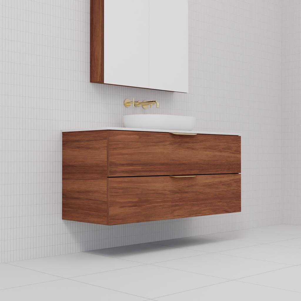 Odesa - 1200mm Tasmanian Blackwood Wall Hung Vanity