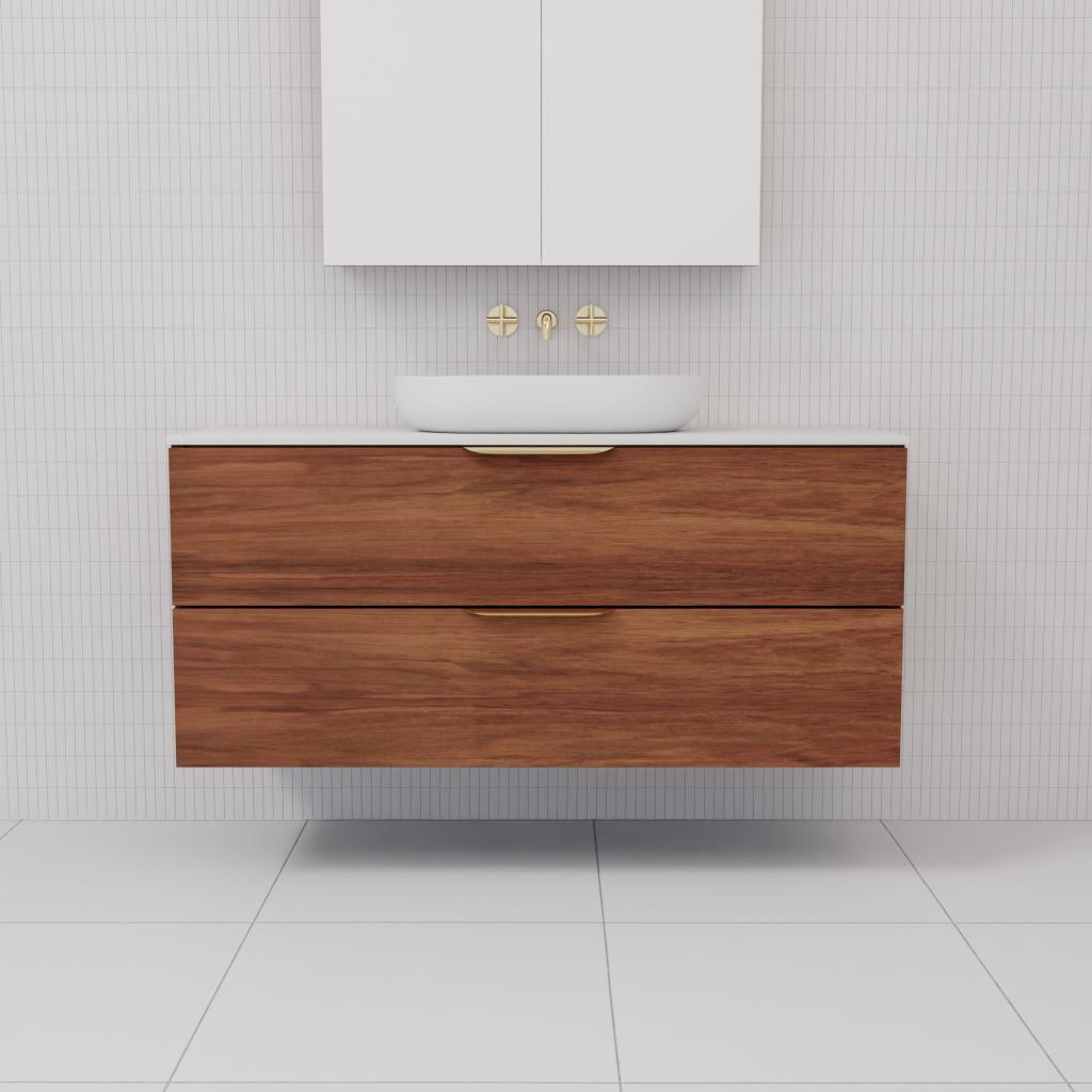 Odesa - 1200mm Tasmanian Blackwood Wall Hung Vanity